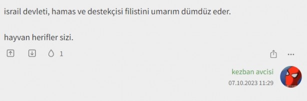 Foto - Ekşisözlük'ten İsrail güzellemeleri! Taraflarını seçtiler...