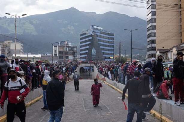Foto - Ekvador'da hükümet karşıtı protestolar devam ediyor
