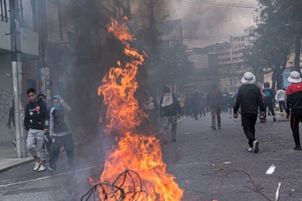 Foto - Ekvador'da hükümet karşıtı protestolar devam ediyor