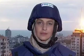 El Cezire muhabiri, canlı yayında şoka girdi! O anlar kameradaydı! Sebebi bakın ne