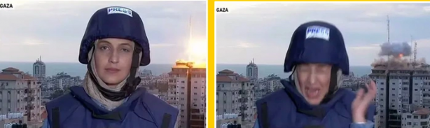 Foto - El Cezire muhabiri, canlı yayında şoka girdi! O anlar kameradaydı! Sebebi bakın ne