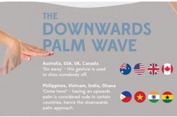 Foto - El hareketlerinin ülkelerdeki farklı anlamları