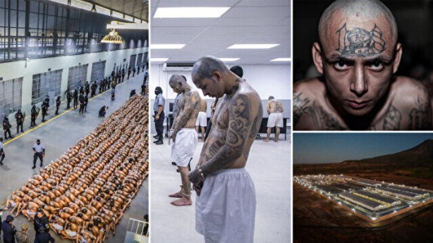 El Salvador’da neler oluyor! Yüzlerce mahkum daha 'mega' hapishaneye nakledildi