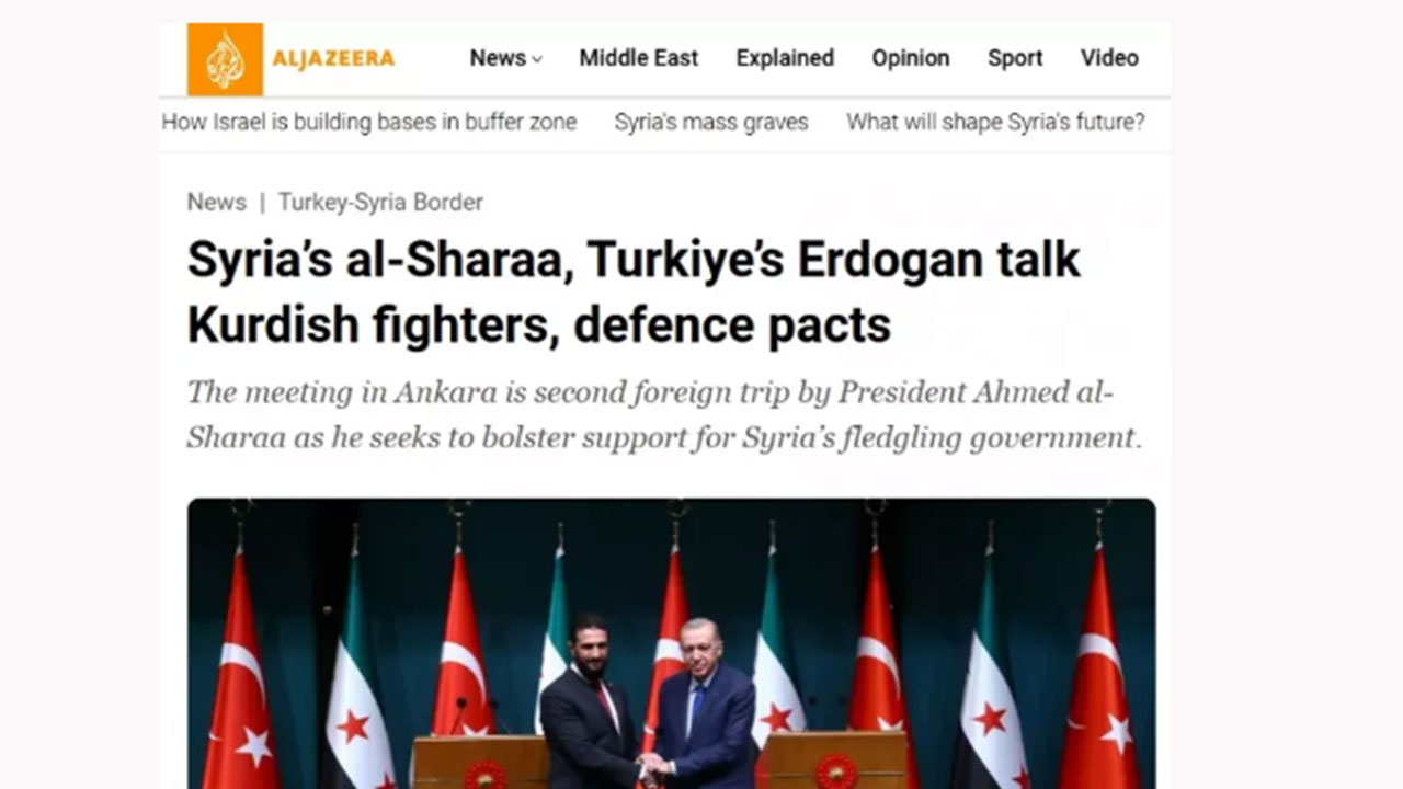 Foto - El Şara'nın Türkiye ziyareti dünyayı salladı! Katarlıların attığı manşet gündem oldu