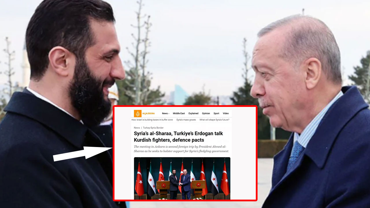 El Şara'nın Türkiye ziyareti dünyayı salladı! Katarlıların attığı manşet gündem oldu