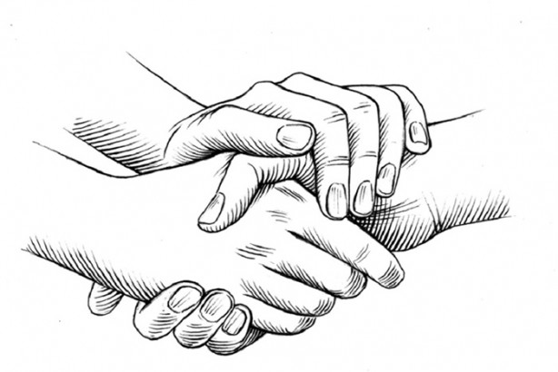 Foto - El sıkışma sanatı