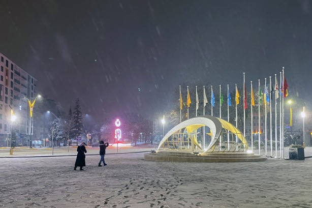 Elazığ'da kar yağışı etkili oldu