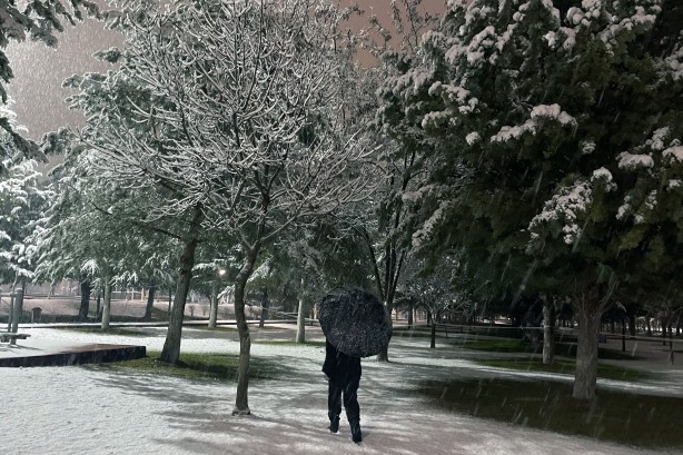 Foto - Elazığ'da kar yağışı etkili oldu