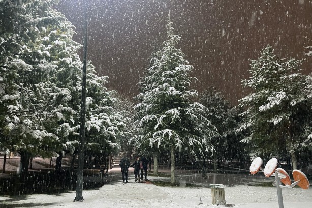 Foto - Elazığ'da kar yağışı etkili oldu
