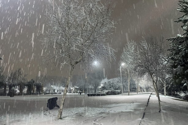 Foto - Elazığ'da kar yağışı etkili oldu