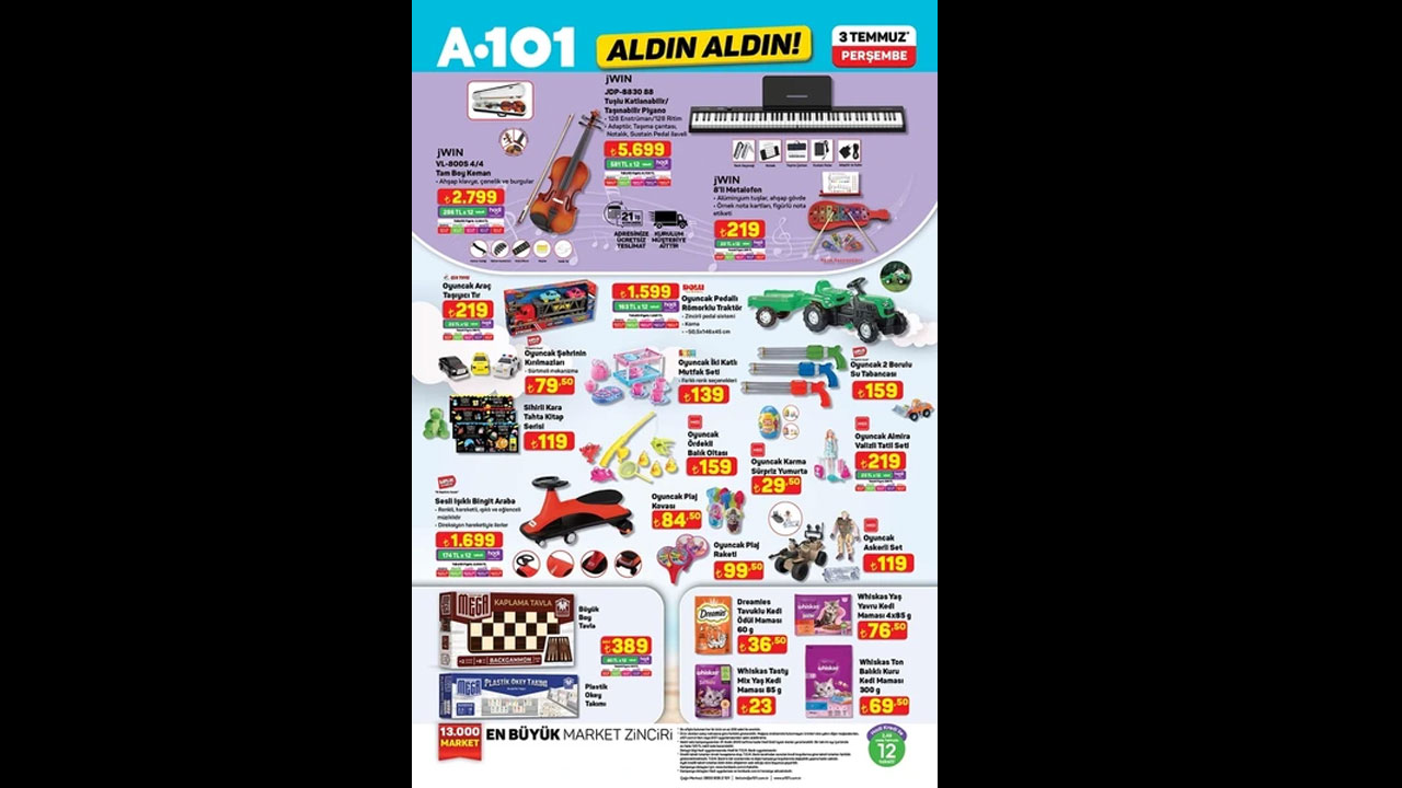 Foto - Elektrikli bisiklet, kamp çadırı, motosiklet ve daha niceleri! A101’de 3 Temmuz 2025 indirim fırsatları dolu dolu geliyor