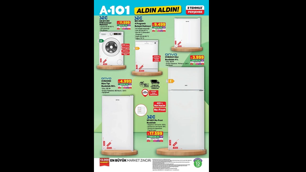 Foto - Elektrikli bisiklet, kamp çadırı, motosiklet ve daha niceleri! A101’de 3 Temmuz 2025 indirim fırsatları dolu dolu geliyor