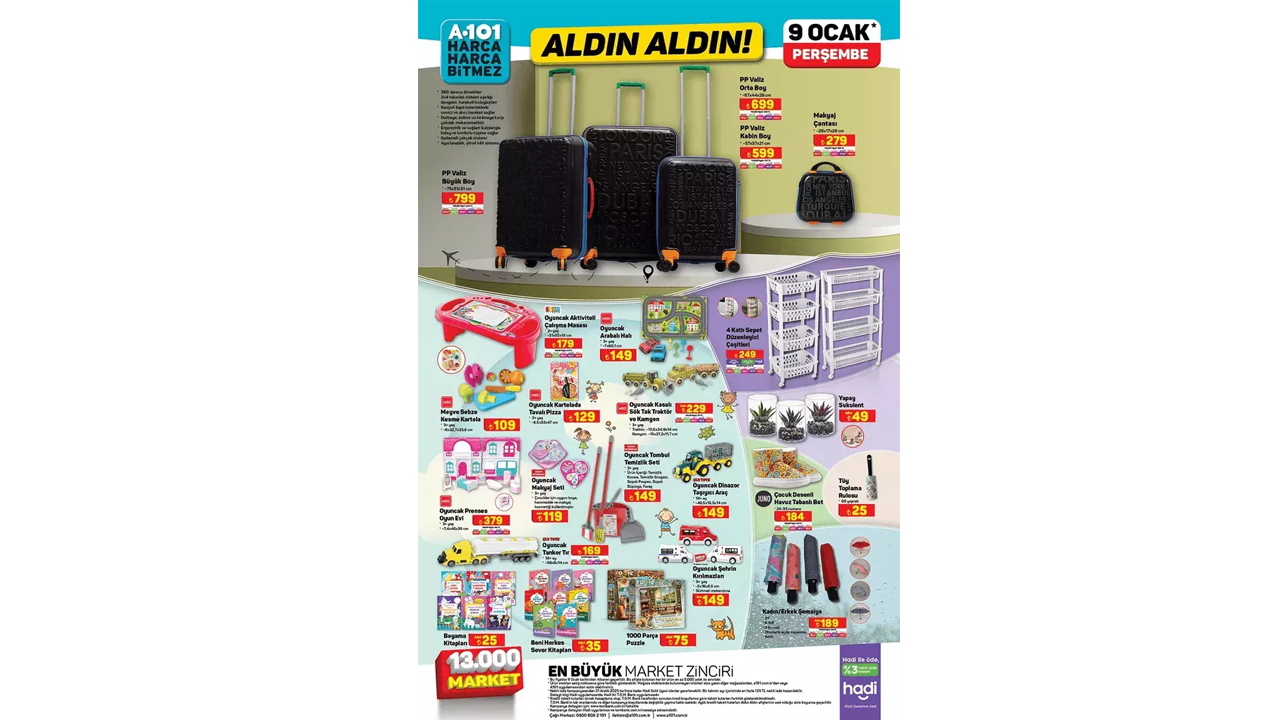 Foto - Elektrikli moped, süpürge, çay makinesi ve daha niceleri..! A101’de 9 Ocak 2025 indirim kataloğu açıklandı