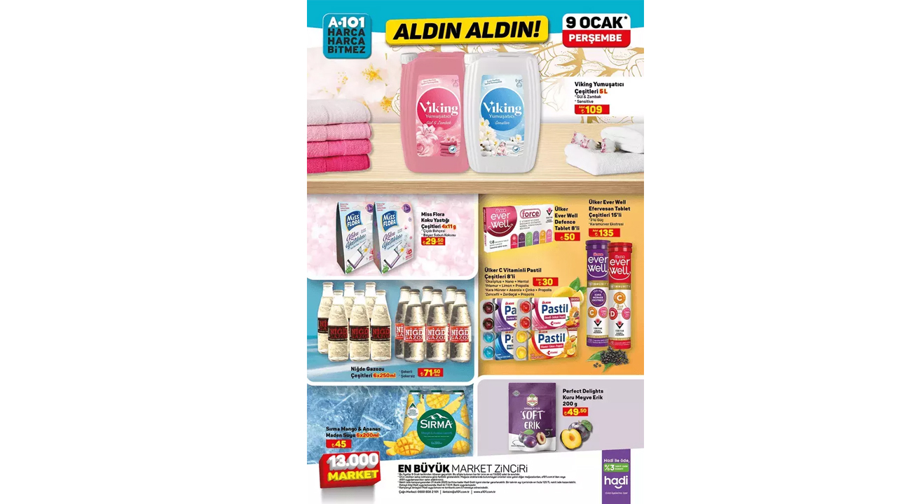 Foto - Elektrikli moped, süpürge, çay makinesi ve daha niceleri..! A101’de 9 Ocak 2025 indirim kataloğu açıklandı