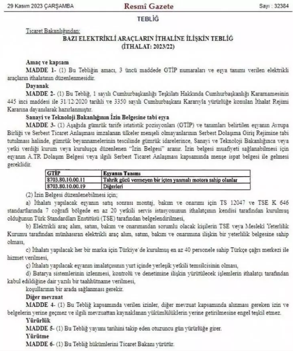 Foto - Elektrikli otomobili olanlar ve alacaklar dikkat! Artık Türkiye'de satış yapamayacaklar