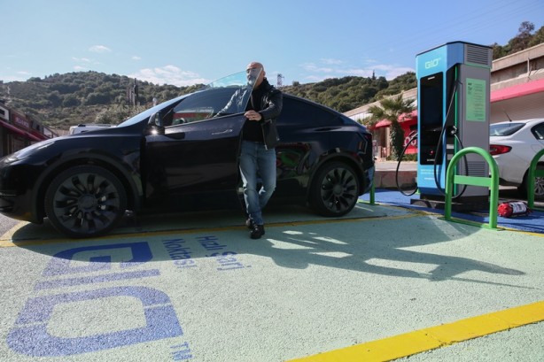 Foto - Elektrikli otomobiller "Türkiye'nin en uzun yolculuğu" için yola çıktı