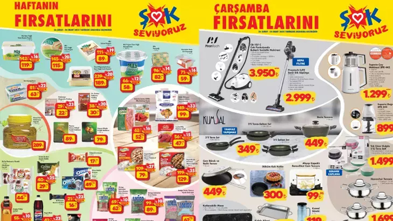 Elektronik ürünlerde büyük indirim! ŞOK 26 Şubat-4 Mart 2025 fırsatları dolu dolu geldi