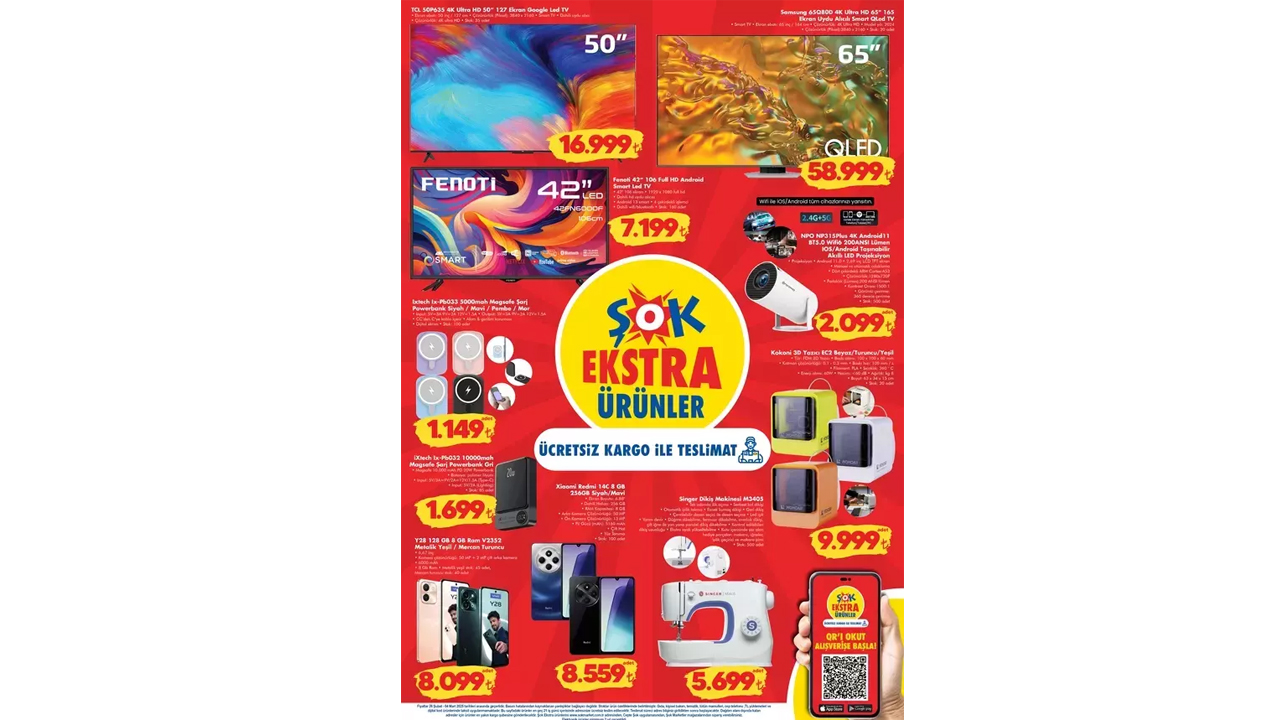 Foto - Elektronik ürünlerde büyük indirim! ŞOK 26 Şubat-4 Mart 2025 fırsatları dolu dolu geldi