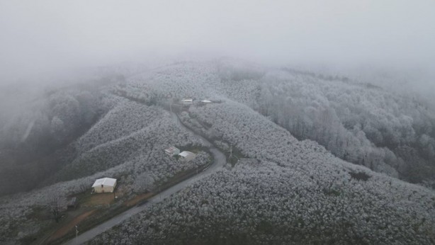 Elhamdülillah! Bir şehirde daha kar yağışı