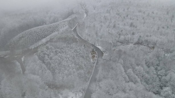 Foto - Elhamdülillah! Bir şehirde daha kar yağışı