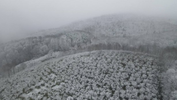 Foto - Elhamdülillah! Bir şehirde daha kar yağışı