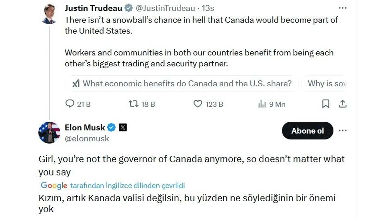 Foto - Elon Musk, Justin Trudea'yu rezil etti! Olay 'kızım' paylaşımı