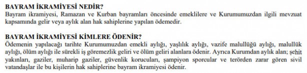 Foto - Emekli bayram ikramiyesi kime verilecek? Kimler bayram ikramiyesi alacak?