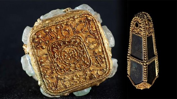 Foto - Emekli işadamı tarlada hazine buldu! Paha biçilemiyor