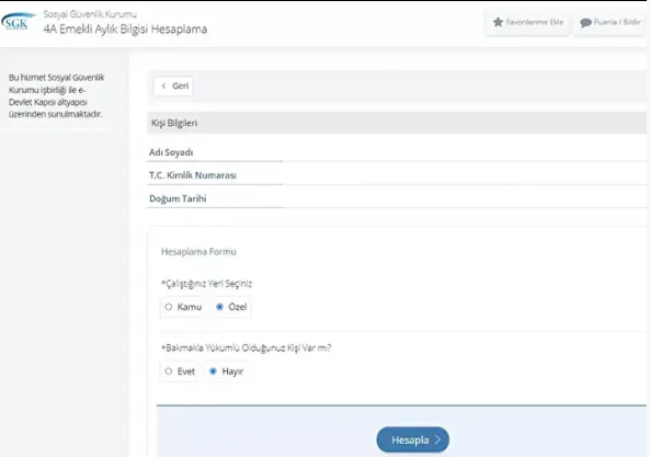 Foto - Emekli olunca ne kadar maaş alacaksınız? Tüm çalışanların merak ettiği hesaplama e-Devlet'e yüklendi