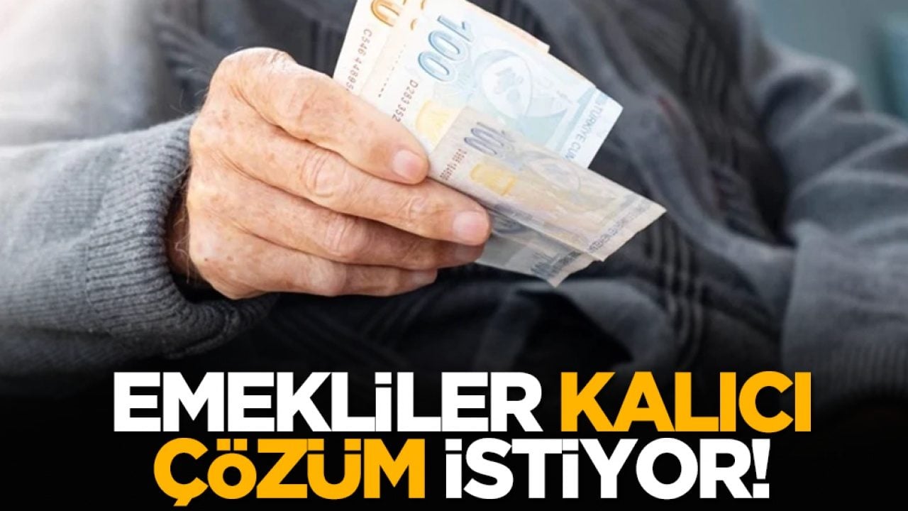 Emekliler kalıcı çözüm istiyor!