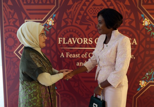 Foto - Emine Erdoğan, Afrika kıtasının lezzetlerine ev sahipliği yaptı