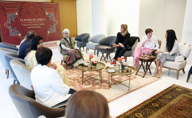Foto - Emine Erdoğan, Afrika kıtasının lezzetlerine ev sahipliği yaptı