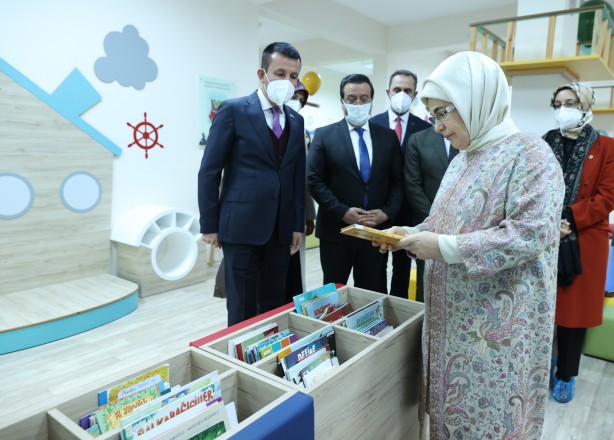 Foto - Emine Erdoğan, Bebek Kütüphanesi'nin açılışını yaptı