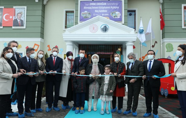 Foto - Emine Erdoğan, Bebek Kütüphanesi'nin açılışını yaptı