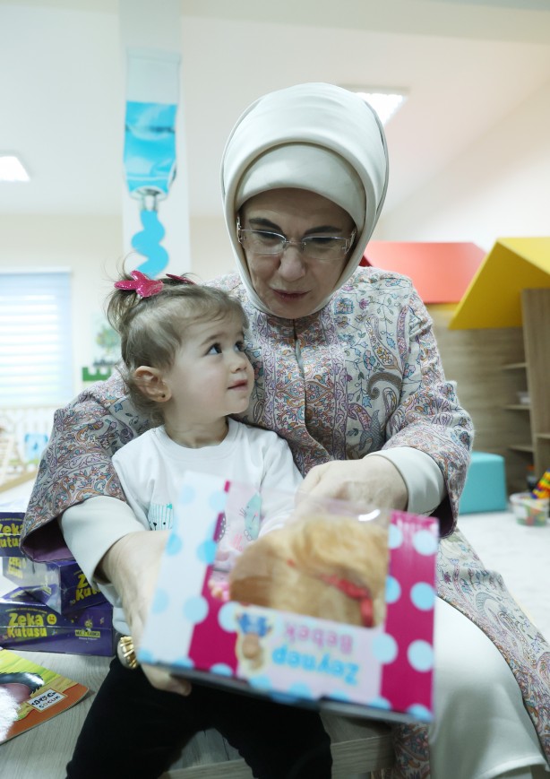 Foto - Emine Erdoğan, Bebek Kütüphanesi'nin açılışını yaptı