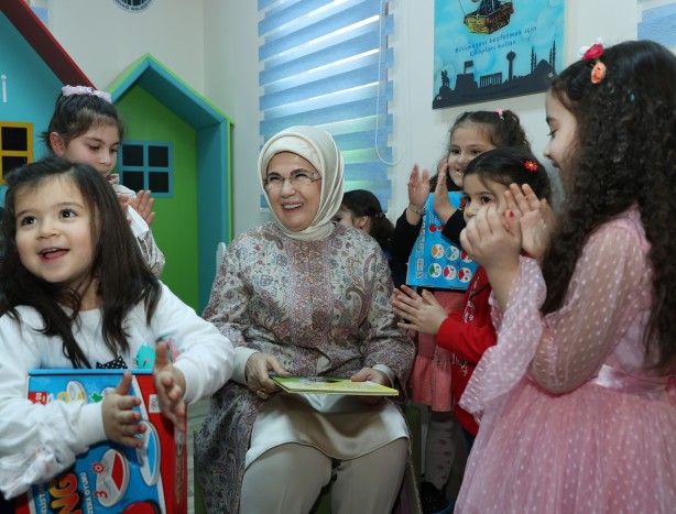 Foto - Emine Erdoğan, Bebek Kütüphanesi'nin açılışını yaptı