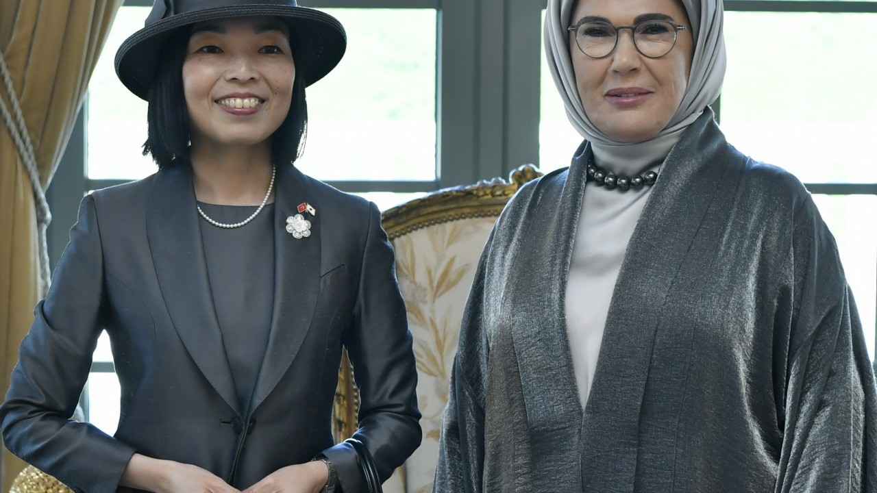 Foto - Emine Erdoğan, Japonya Altes Prensesi Mikasa ile görüştü...