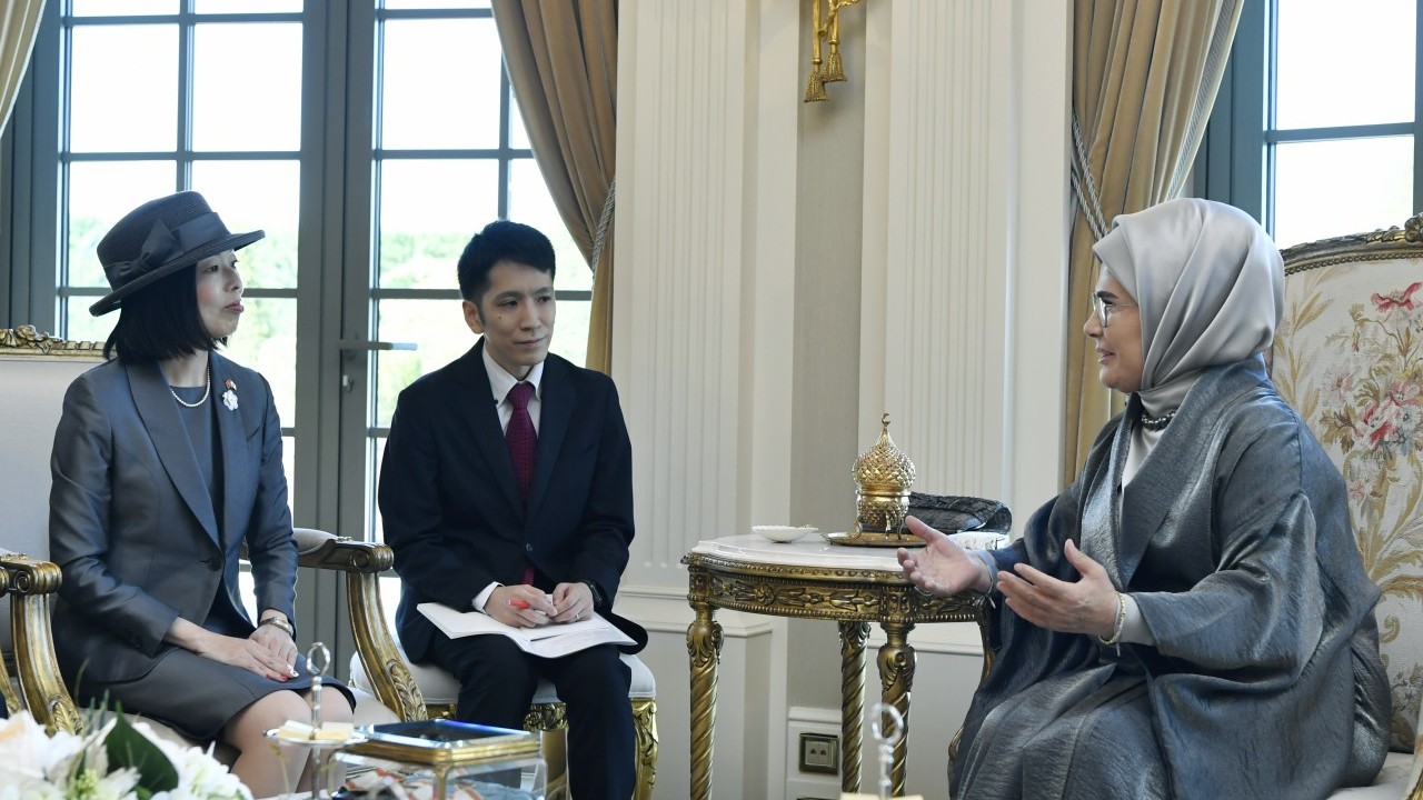 Foto - Emine Erdoğan, Japonya Altes Prensesi Mikasa ile görüştü...