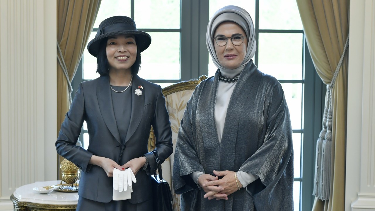 Foto - Emine Erdoğan, Japonya Altes Prensesi Mikasa ile görüştü...