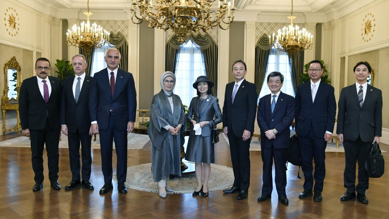 Foto - Emine Erdoğan, Japonya Altes Prensesi Mikasa ile görüştü...