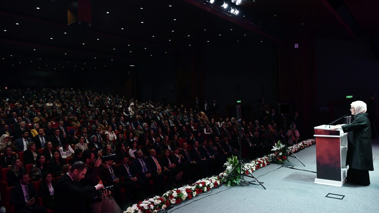 Emine Erdoğan, 'Soykırımın Kadın Tanıkları: Gazze'de 'Medya ve Direniş' programının açılışında konuştu
