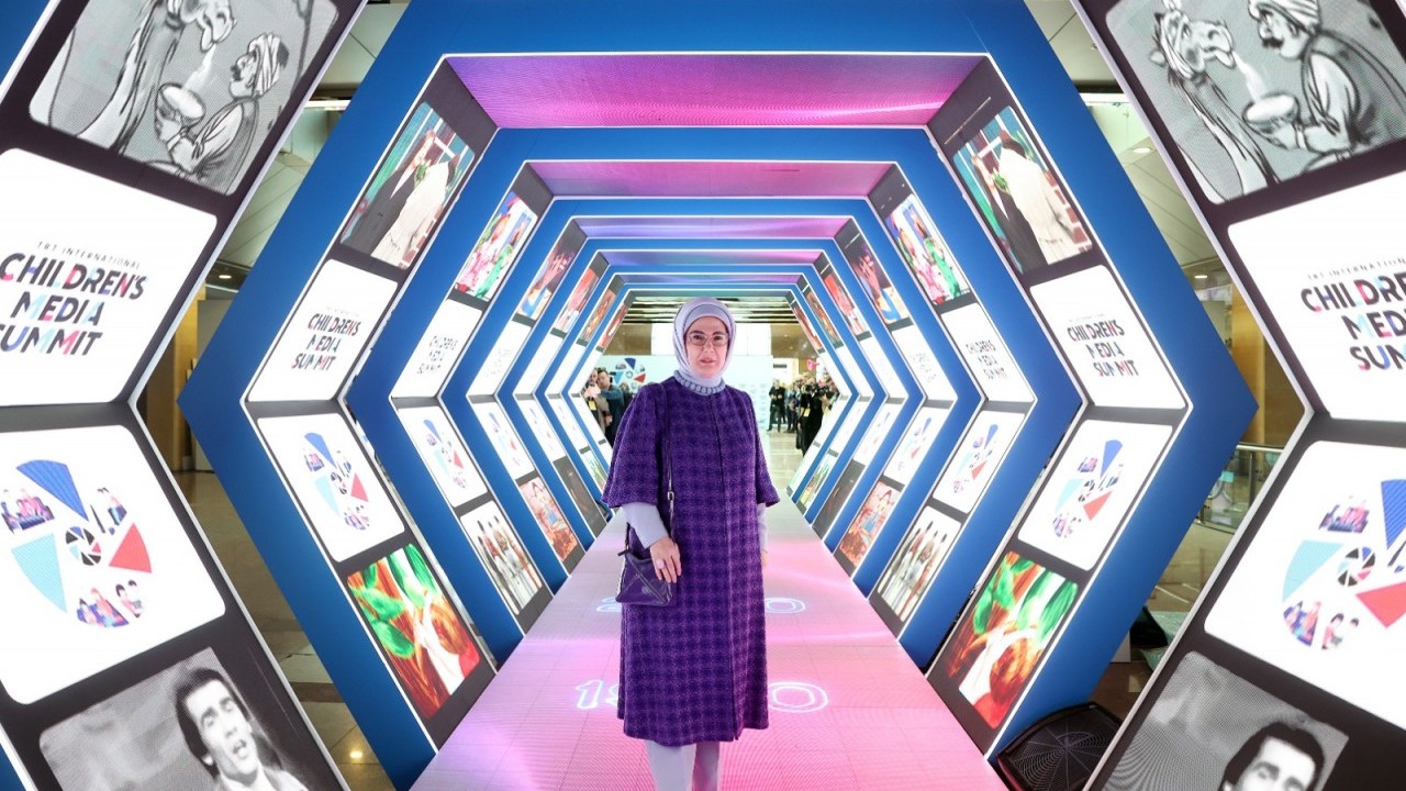 Emine Erdoğan, TRT Uluslararası Çocuk Medyası Zirvesi’ne katıldı