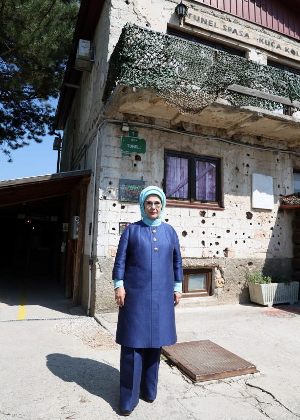 Foto - Emine Erdoğan, Umut Tüneli'ni ziyaret etti