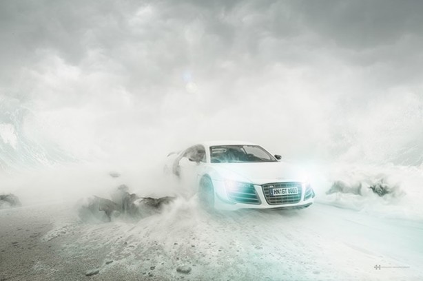 Foto - En gerçekçi sahte Audi R8 fotoğrafları 