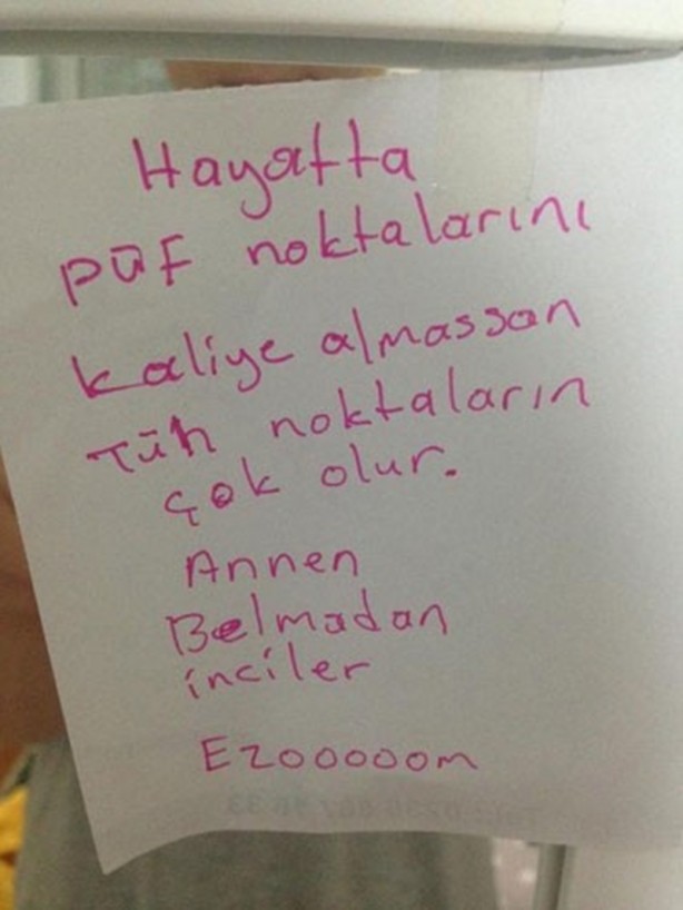 Foto - En sevimli anne notları