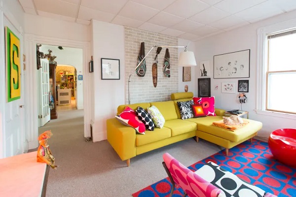 Foto - En şık renkli salon tasarımı örnekleri