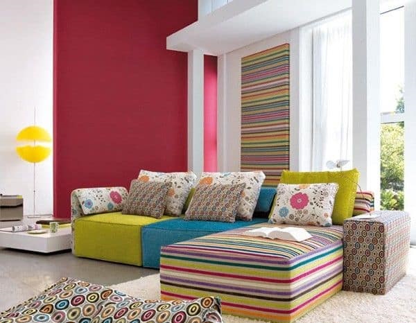 Foto - En şık renkli salon tasarımı örnekleri
