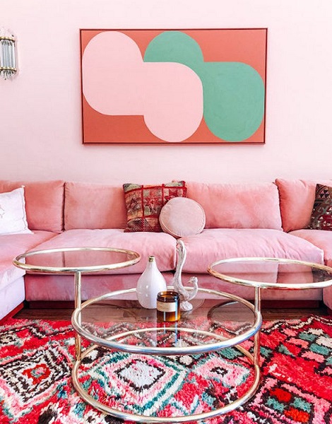 Foto - En şık renkli salon tasarımı örnekleri