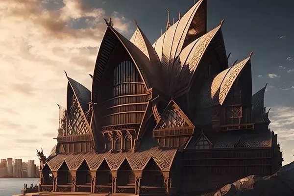 Foto - En ünlü yapılar yapay zeka ile yeniden tasarlandı!