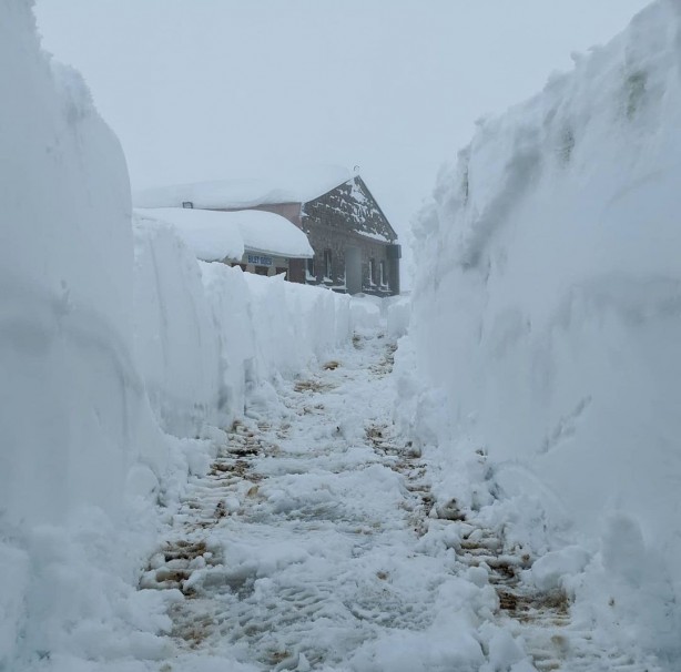 Foto - En yüksek ikinci il! Kar kalınlığı 1 metreyi aştı